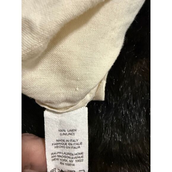 Ralph Lauren European Pillow Sham - Excellent Condition  but Wrinkled x 2 25x29 - Picture 5 of 6